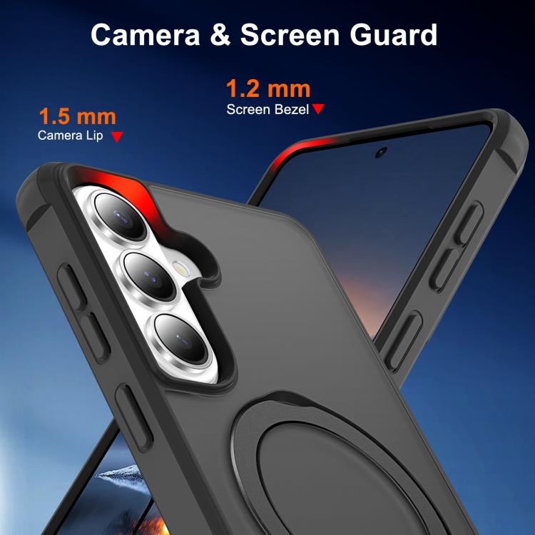 For Samsung Galaxy S26 5G TPU+PC MagSafe Magnetic Holder Phone Case