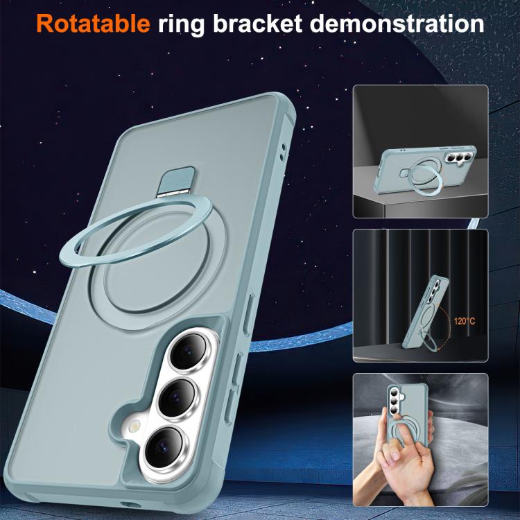 For Samsung Galaxy S26 5G TPU+PC MagSafe Magnetic Holder Phone Case