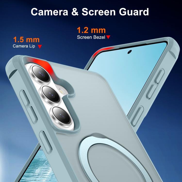 For Samsung Galaxy S26 5G TPU+PC MagSafe Magnetic Holder Phone Case