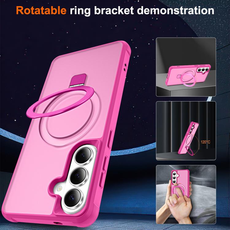 For Samsung Galaxy S26 5G TPU+PC MagSafe Magnetic Holder Phone Case