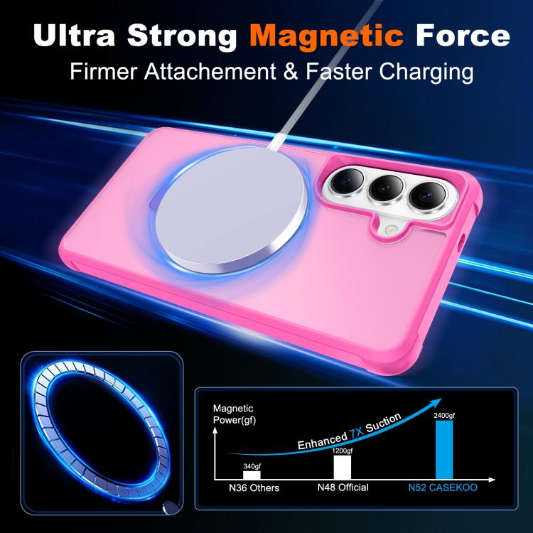 For Samsung Galaxy S26 5G TPU+PC MagSafe Magnetic Holder Phone Case