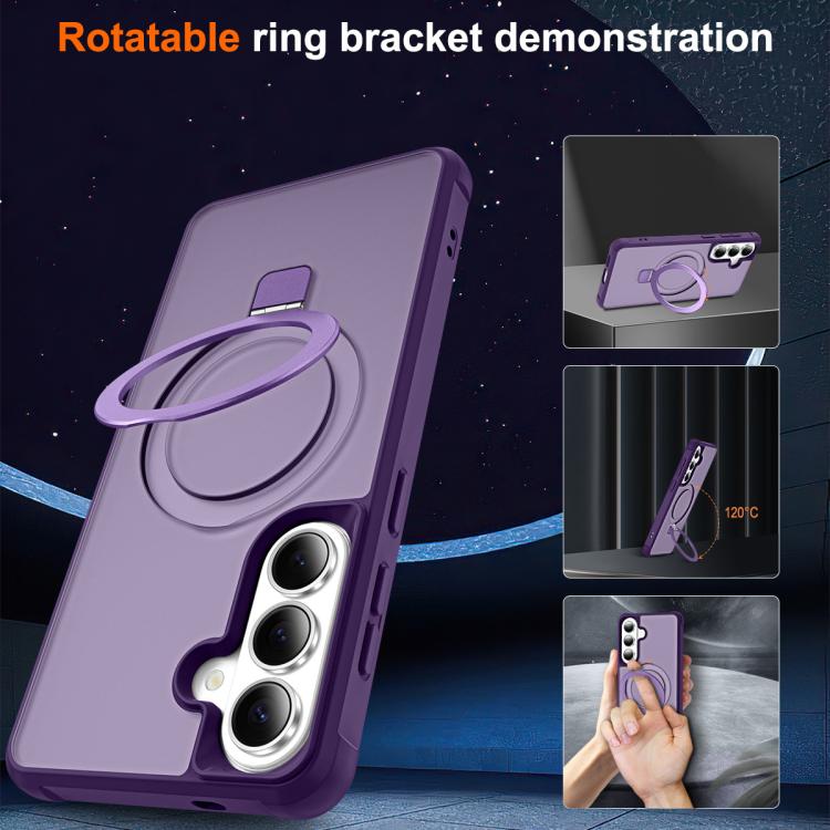 For Samsung Galaxy S26 5G TPU+PC MagSafe Magnetic Holder Phone Case