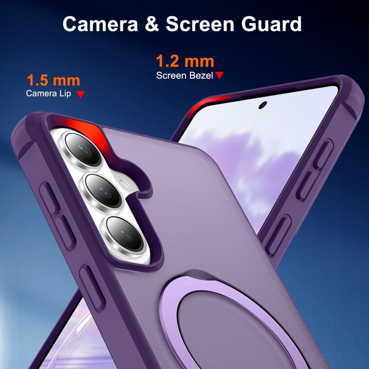 For Samsung Galaxy S26 5G TPU+PC MagSafe Magnetic Holder Phone Case