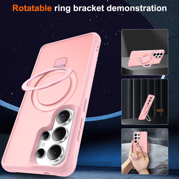 For Samsung Galaxy S26 Ultra 5G TPU+PC MagSafe Magnetic Holder Phone Case
