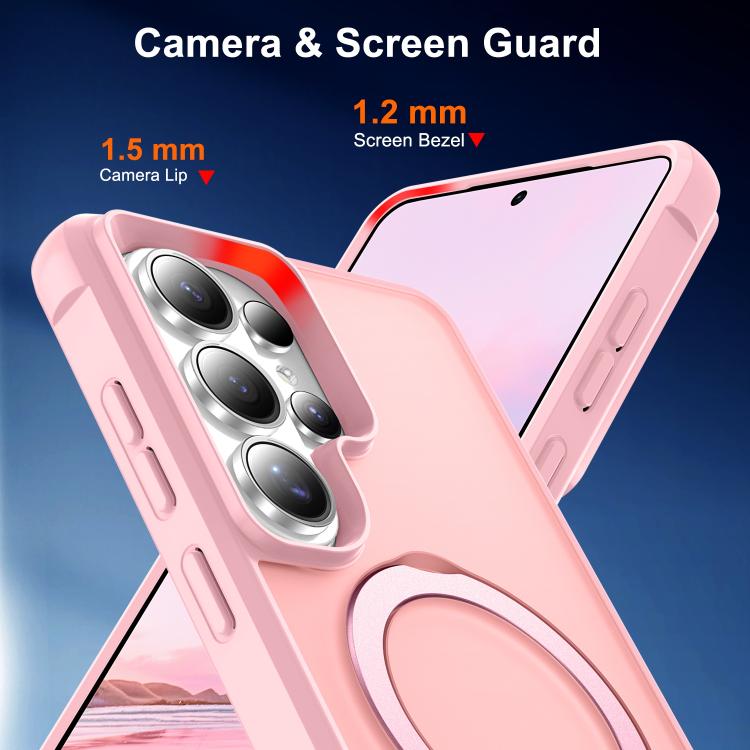 For Samsung Galaxy S26 Ultra 5G TPU+PC MagSafe Magnetic Holder Phone Case