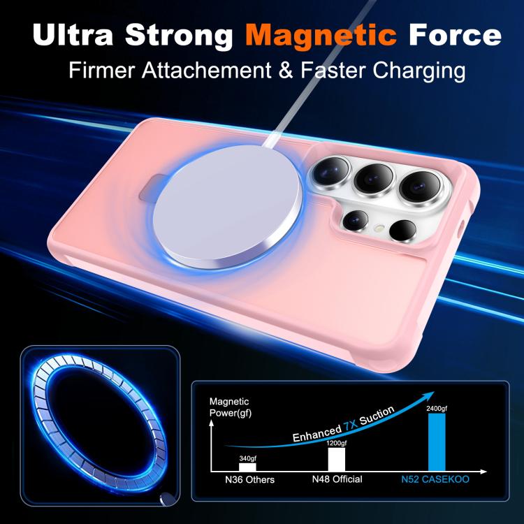 For Samsung Galaxy S26 Ultra 5G TPU+PC MagSafe Magnetic Holder Phone Case