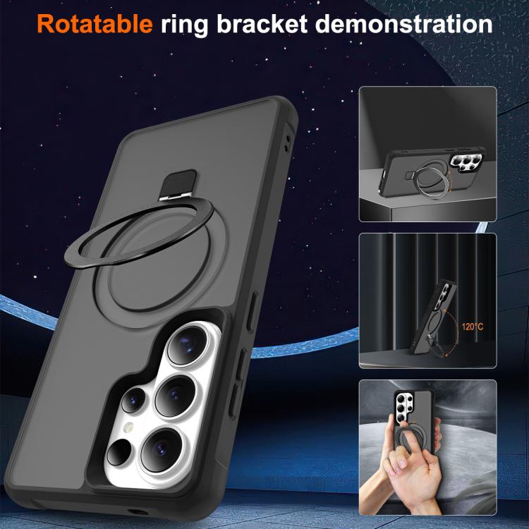 For Samsung Galaxy S26 Ultra 5G TPU+PC MagSafe Magnetic Holder Phone Case