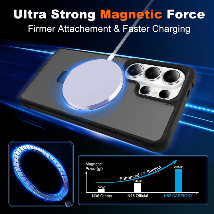 For Samsung Galaxy S26 Ultra 5G TPU+PC MagSafe Magnetic Holder Phone Case