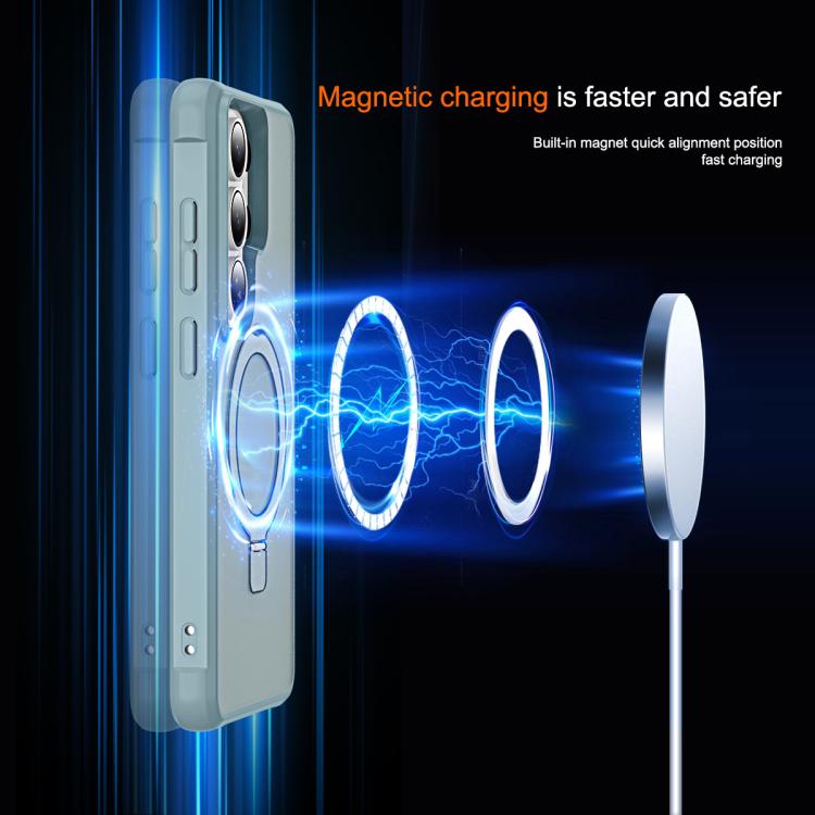 For Samsung Galaxy S26 Ultra 5G TPU+PC MagSafe Magnetic Holder Phone Case