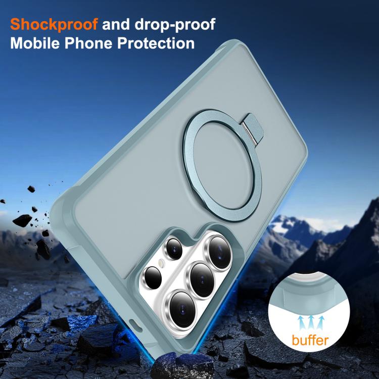 For Samsung Galaxy S26 Ultra 5G TPU+PC MagSafe Magnetic Holder Phone Case