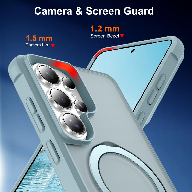 For Samsung Galaxy S26 Ultra 5G TPU+PC MagSafe Magnetic Holder Phone Case