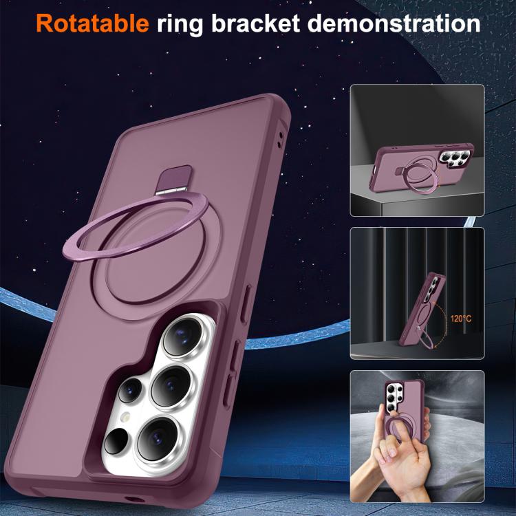 For Samsung Galaxy S26 Ultra 5G TPU+PC MagSafe Magnetic Holder Phone Case