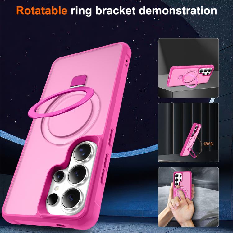 For Samsung Galaxy S26 Ultra 5G TPU+PC MagSafe Magnetic Holder Phone Case