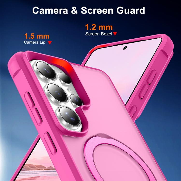 For Samsung Galaxy S26 Ultra 5G TPU+PC MagSafe Magnetic Holder Phone Case
