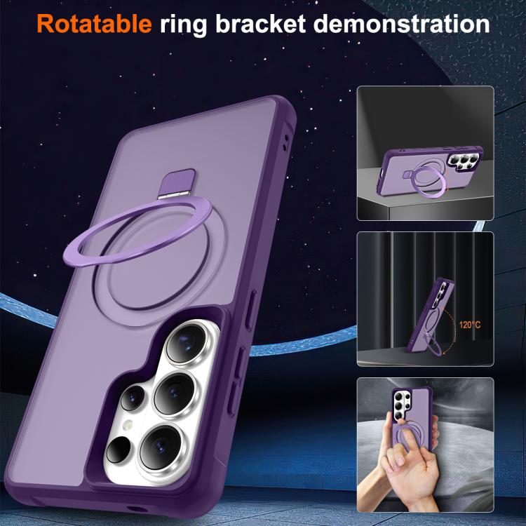 For Samsung Galaxy S26 Ultra 5G TPU+PC MagSafe Magnetic Holder Phone Case
