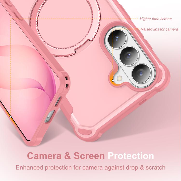 For Samsung Galaxy S26+ 5G Yingcai Gears MagSafe Holder Shockproof Phone Case