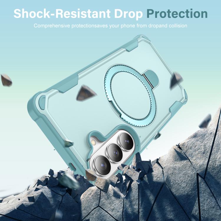 For Samsung Galaxy S26+ 5G Yingcai Gears MagSafe Holder Shockproof Phone Case