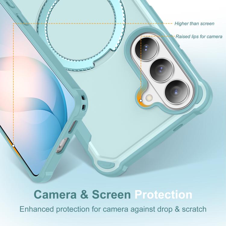 For Samsung Galaxy S26+ 5G Yingcai Gears MagSafe Holder Shockproof Phone Case