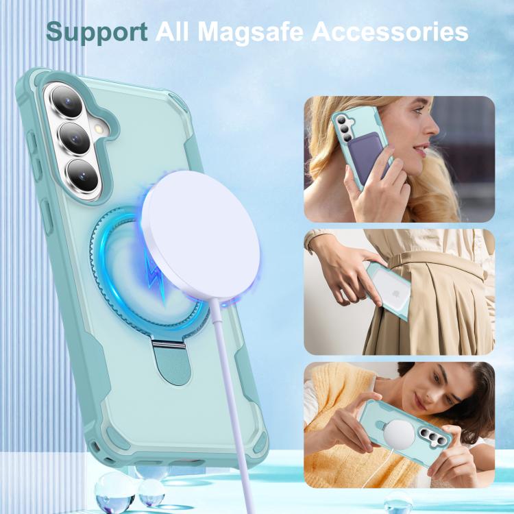 For Samsung Galaxy S26+ 5G Yingcai Gears MagSafe Holder Shockproof Phone Case