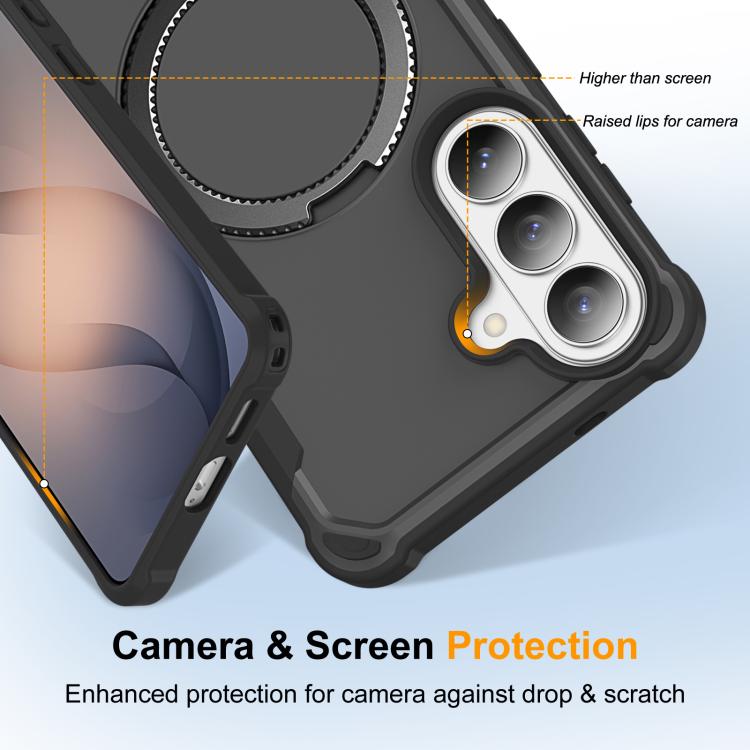 For Samsung Galaxy S26+ 5G Yingcai Gears MagSafe Holder Shockproof Phone Case