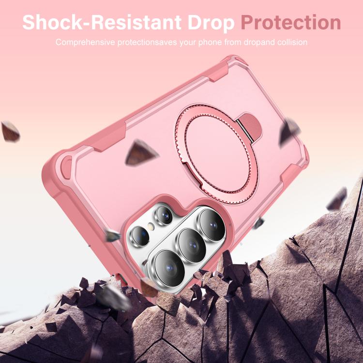 For Samsung Galaxy S26 Ultra 5G Yingcai Gears MagSafe Holder Shockproof Phone Case