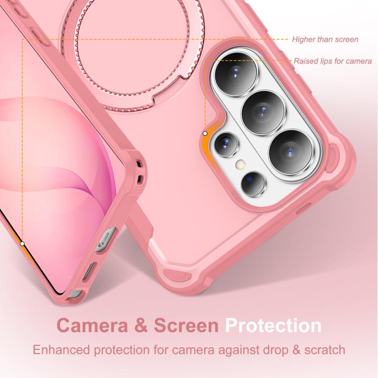 For Samsung Galaxy S26 Ultra 5G Yingcai Gears MagSafe Holder Shockproof Phone Case