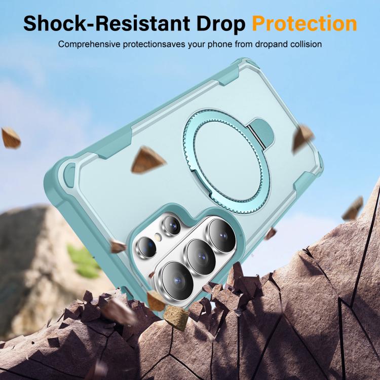 For Samsung Galaxy S26 Ultra 5G Yingcai Gears MagSafe Holder Shockproof Phone Case