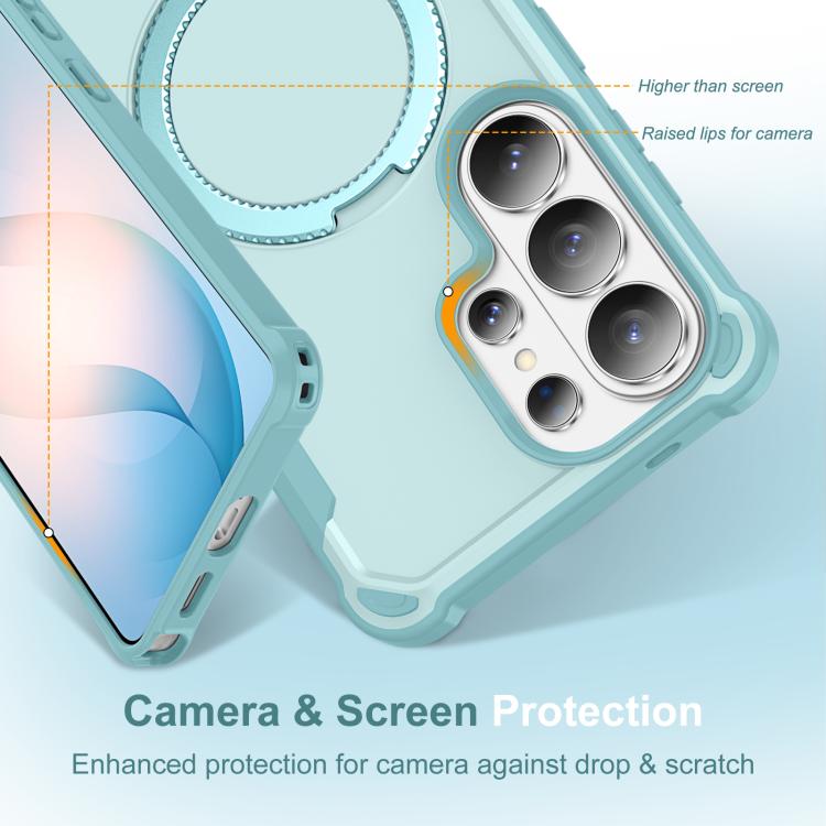 For Samsung Galaxy S26 Ultra 5G Yingcai Gears MagSafe Holder Shockproof Phone Case