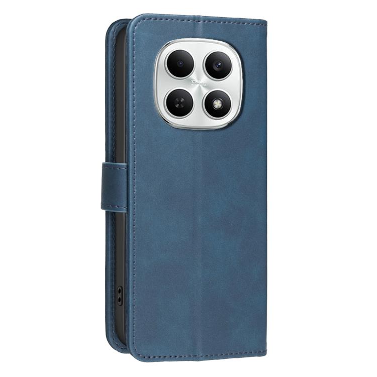 For Redmi Note 15 4G / 5G Global 164mm Solid Color Calfskin Texture RFID Vegan Leather Phone Case