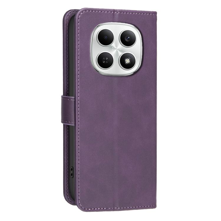 For Redmi Note 15 4G / 5G Global 164mm Solid Color Calfskin Texture RFID Vegan Leather Phone Case