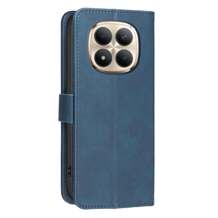 For Redmi Note 15 Pro+ 5G Global 163.3mm Solid Color Calfskin Texture RFID Vegan Leather Phone Case