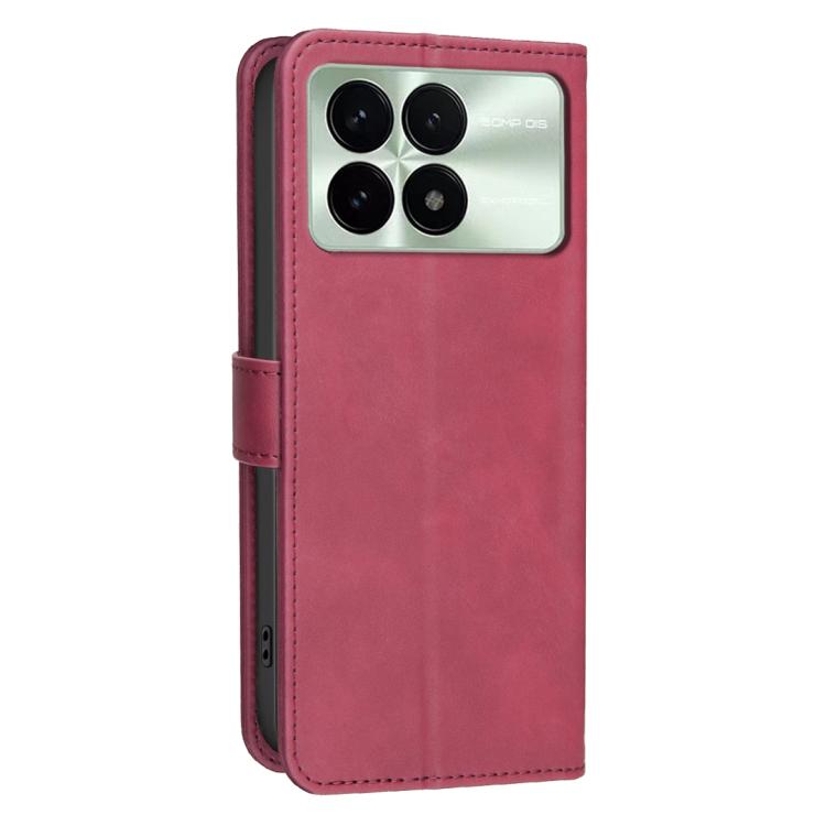For Redmi K70 / K70 Pro / Poco F6 Pro 5G Solid Color Calfskin Texture RFID Vegan Leather Phone Case