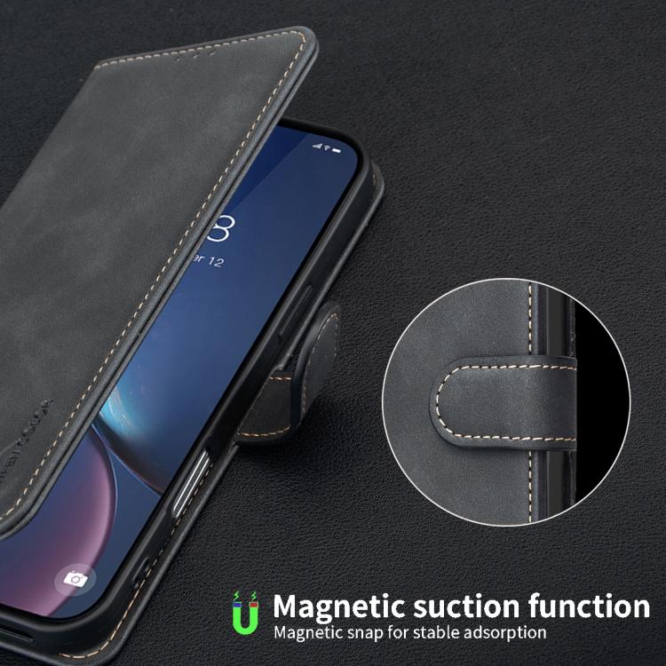 For Redmi Note 12 4G Global Solid Color Calfskin Texture RFID Vegan Leather Phone Case