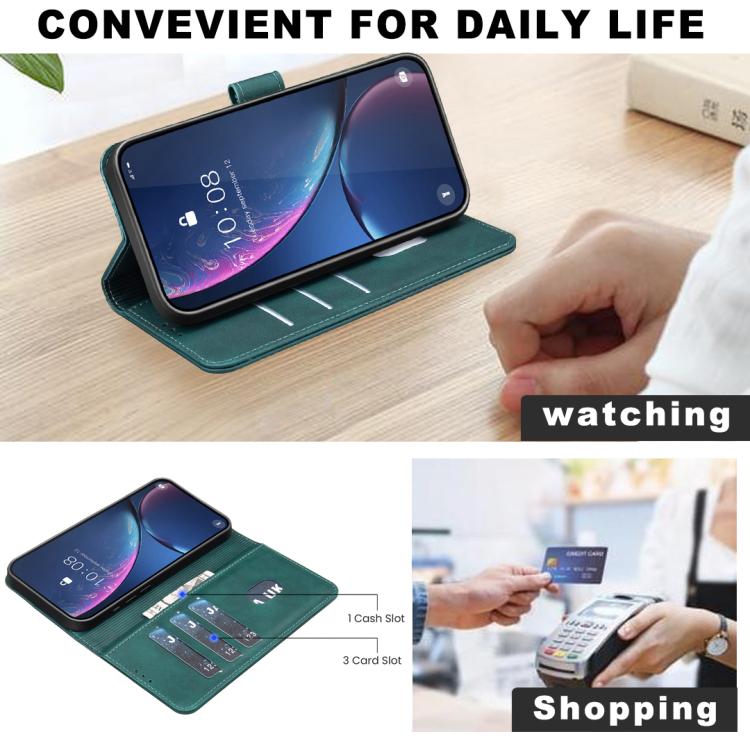 For Redmi Note 11 Pro / 11 Pro 5G Global Solid Color Calfskin Texture RFID Vegan Leather Phone Case