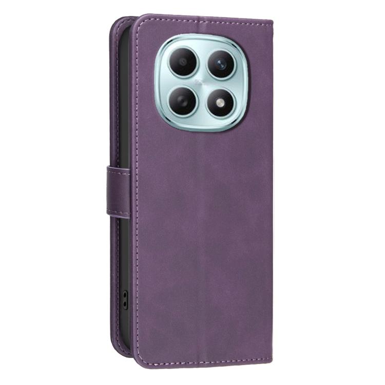 For Redmi Note 15 Pro 4G Global 163.2mm Solid Color Calfskin Texture RFID Vegan Leather Phone Case