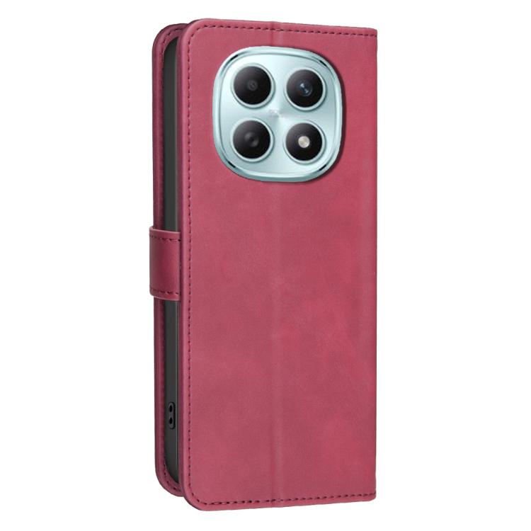 For Redmi Note 15 Pro 4G Global 163.2mm Solid Color Calfskin Texture RFID Vegan Leather Phone Case