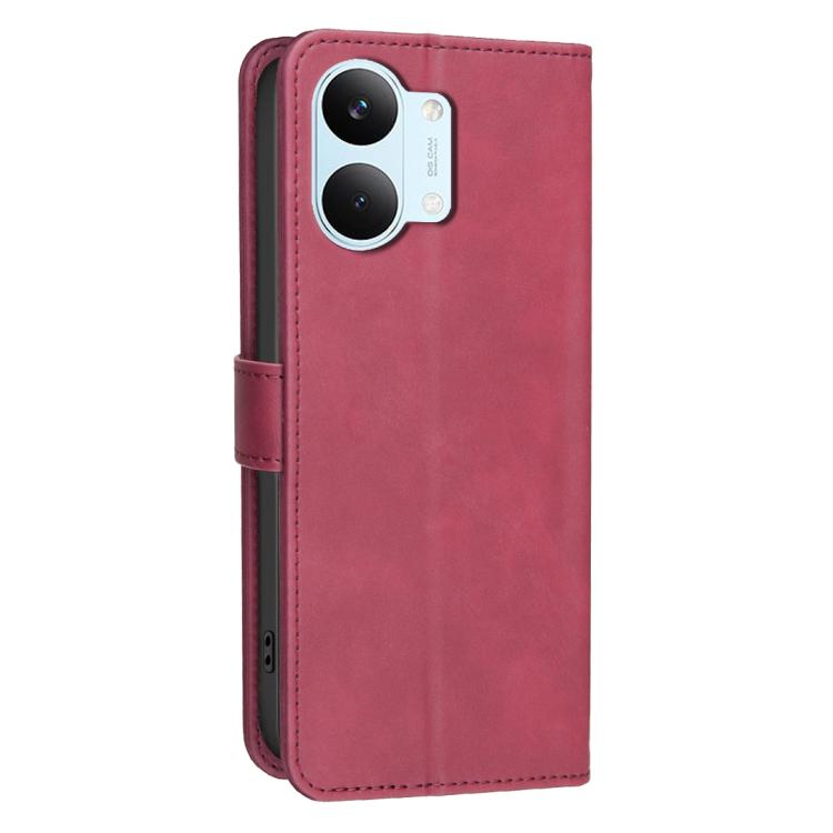 For Redmi Tubo 5 Max / Poco X8 Pro Max Solid Color Calfskin Texture RFID Vegan Leather Phone Case