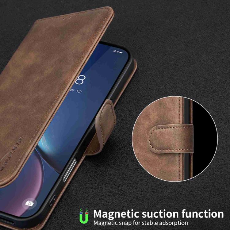 For Redmi 15a 5G Solid Color Calfskin Texture RFID Vegan Leather Phone Case