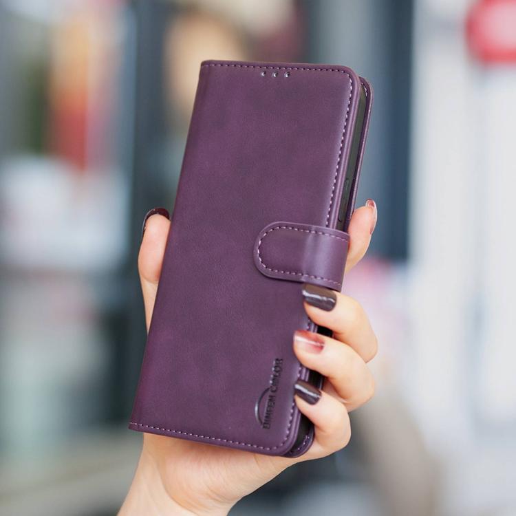 For Redmi 15a 5G Solid Color Calfskin Texture RFID Vegan Leather Phone Case