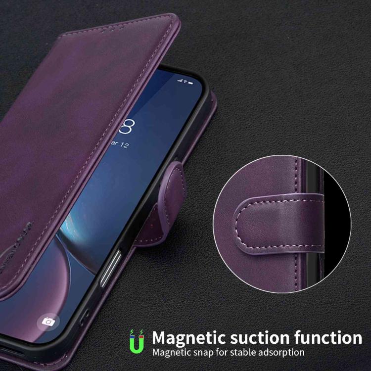 For Redmi 15a 5G Solid Color Calfskin Texture RFID Vegan Leather Phone Case
