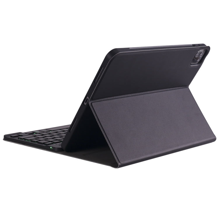 A098BS Detachable Ultra-thin Backlight Bluetooth Keyboard Tablet Case for iPad Air 4 10.9 inch (2020), with Stand & Pen Slot