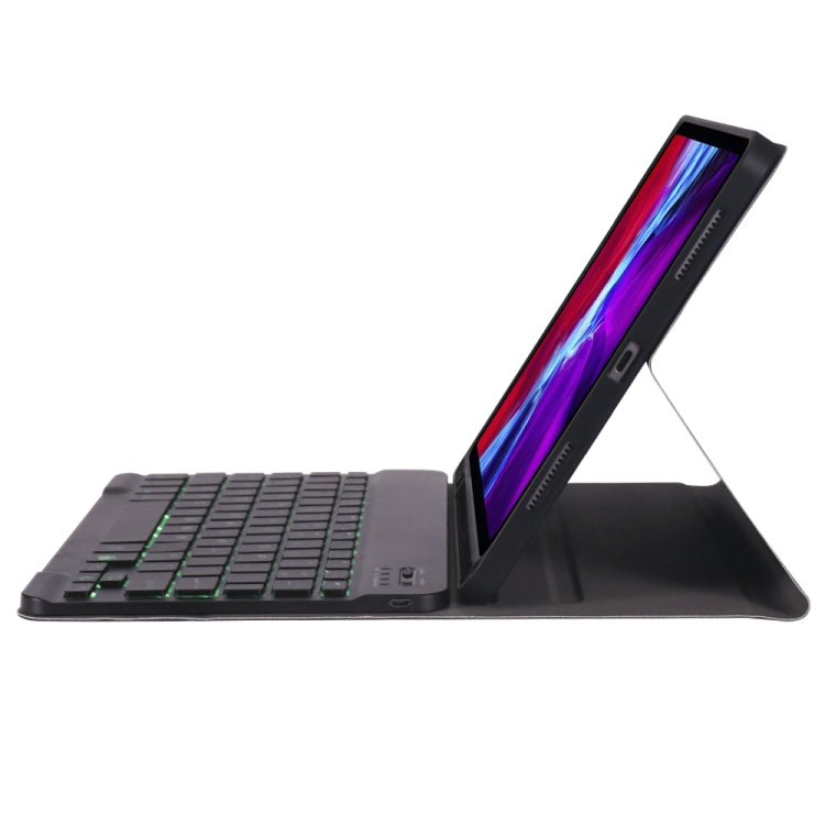 A098BS Detachable Ultra-thin Backlight Bluetooth Keyboard Tablet Case for iPad Air 4 10.9 inch (2020), with Stand & Pen Slot