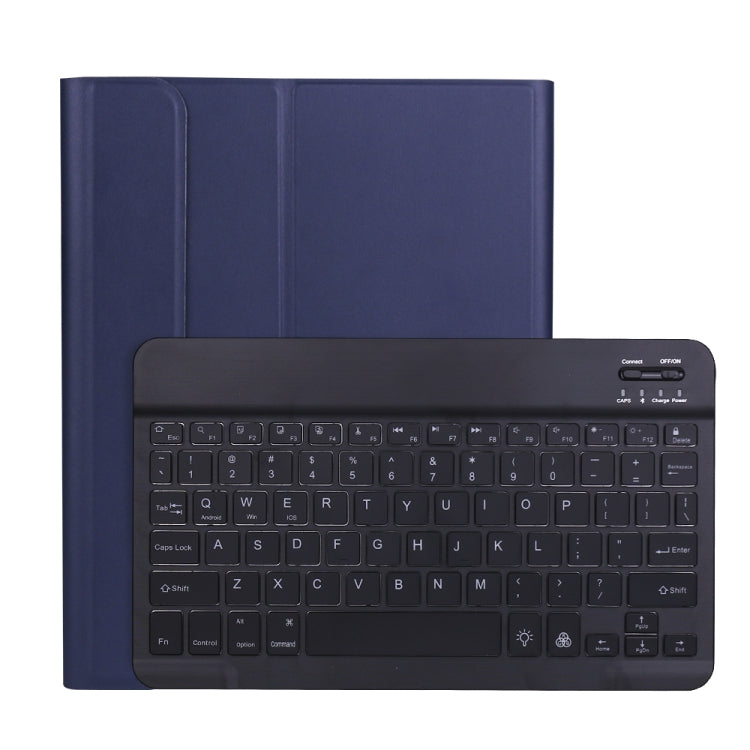 A098BS Detachable Ultra-thin Backlight Bluetooth Keyboard Tablet Case for iPad Air 4 10.9 inch (2020), with Stand & Pen Slot