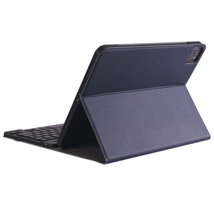 A098BS Detachable Ultra-thin Backlight Bluetooth Keyboard Tablet Case for iPad Air 4 10.9 inch (2020), with Stand & Pen Slot