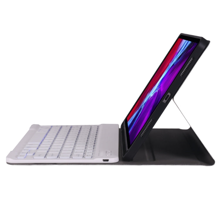 A098BS Detachable Ultra-thin Backlight Bluetooth Keyboard Tablet Case for iPad Air 4 10.9 inch (2020), with Stand & Pen Slot