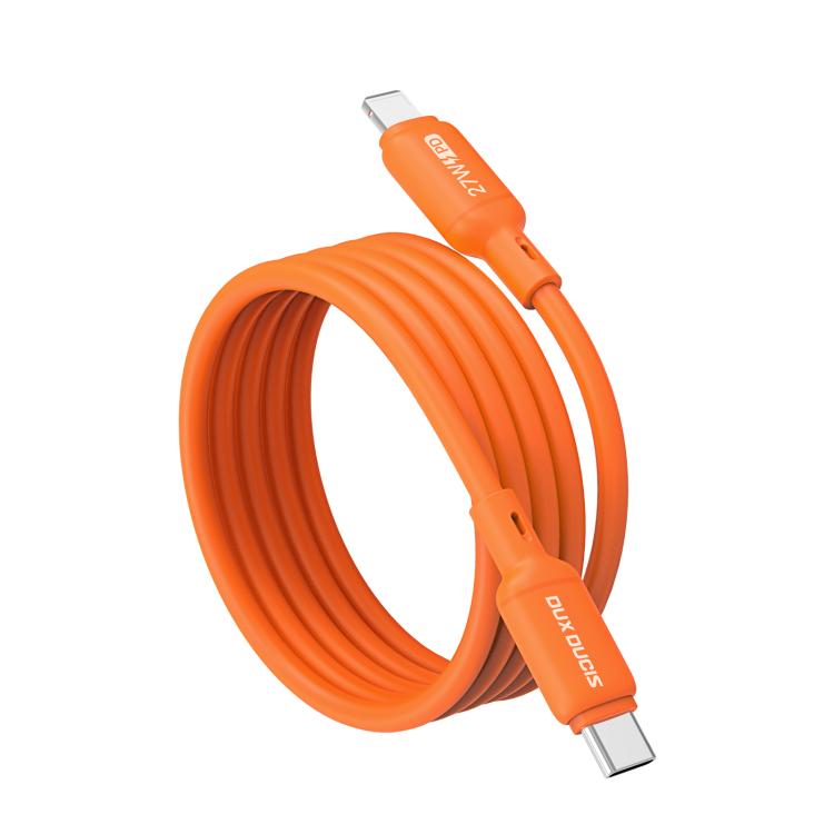 DUX DUCIS SILI Series 27W Type-C to 8 Pin Silicone Data Cable, Length: 1m