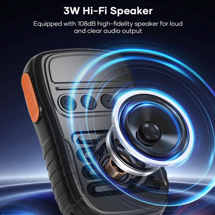 UNIWA BM008 BT5.2 Wireless Handheld Intercom PTT Microphone Walkie Talkie - Black