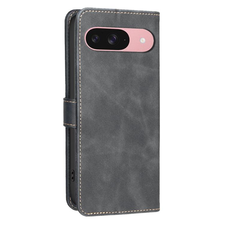 For Google Pixel 10 / 10 Pro / 9 / 9 Pro Solid Color Calfskin Texture RFID Vegan Leather Phone Case