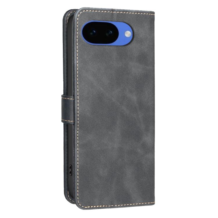 For Google Pixel 10a Solid Color Calfskin Texture RFID Vegan Leather Phone Case