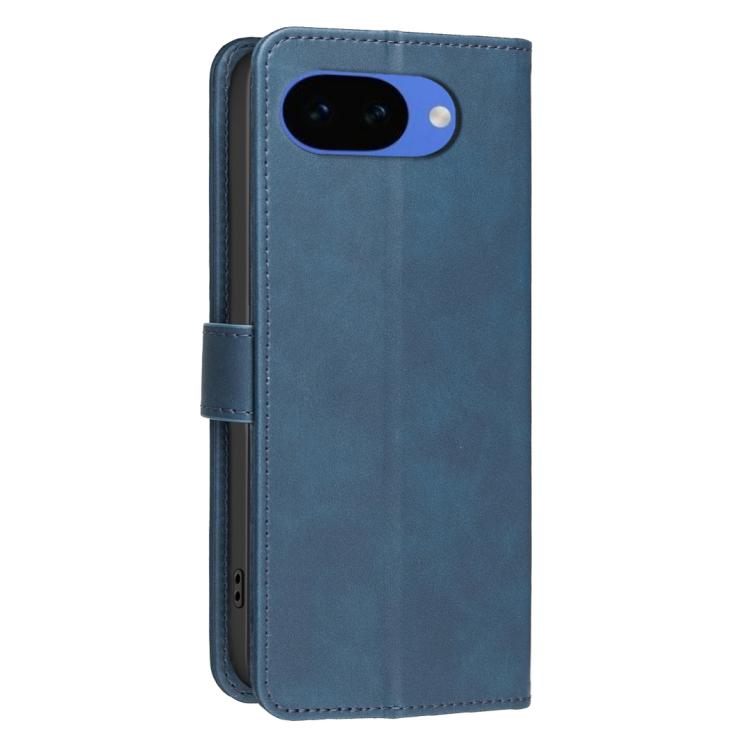 For Google Pixel 10a Solid Color Calfskin Texture RFID Vegan Leather Phone Case